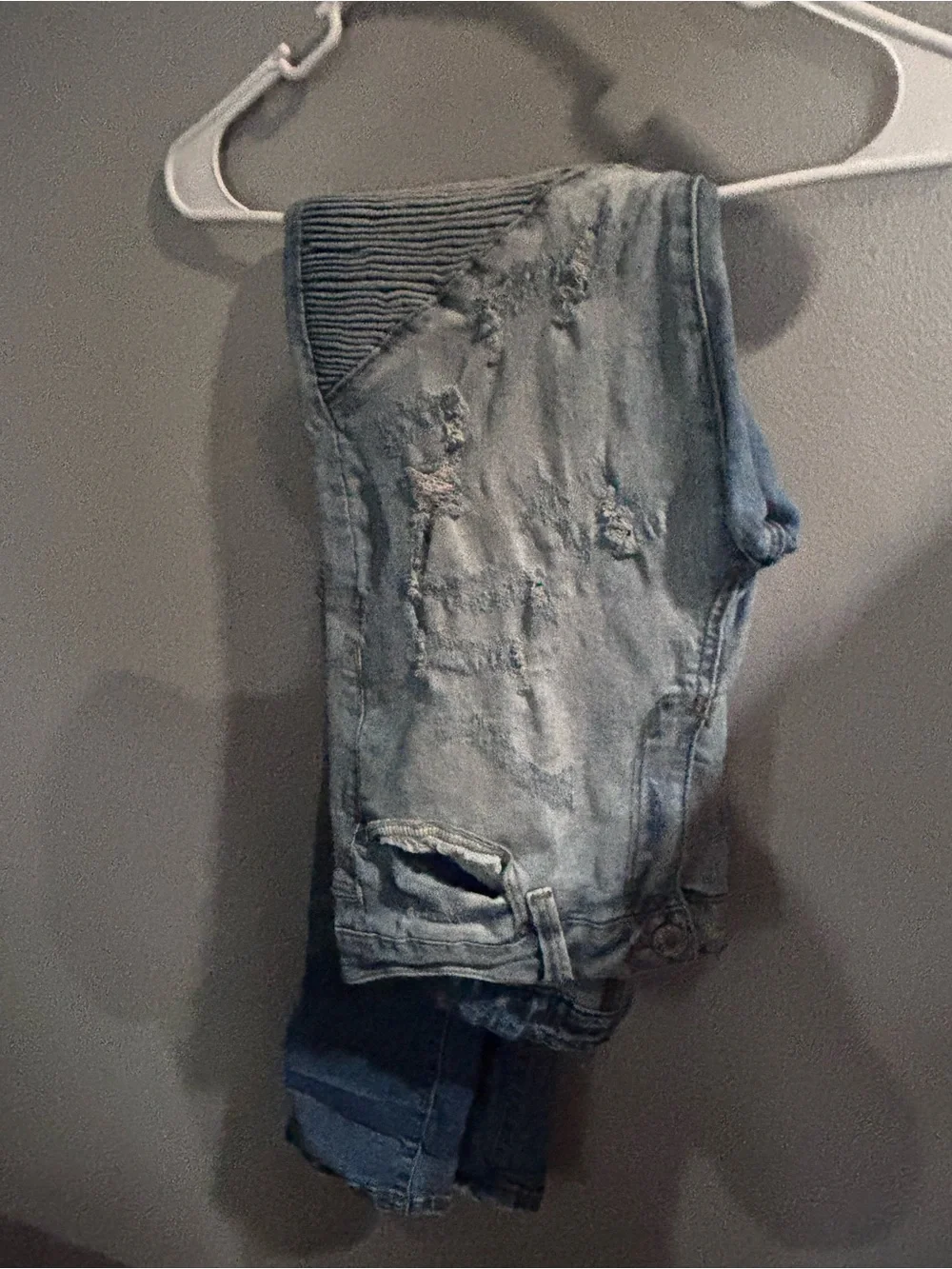 Men's Blue Patchwork Slim Jeans rue 21
